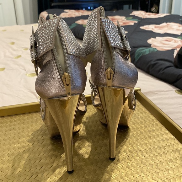 Jessica Simpson rose/lavender metallic Zinah platform - Picture 3 of 16